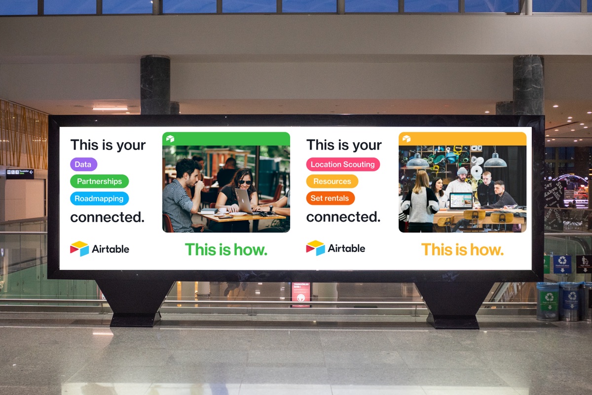 This Is How out-of-home airport billboard