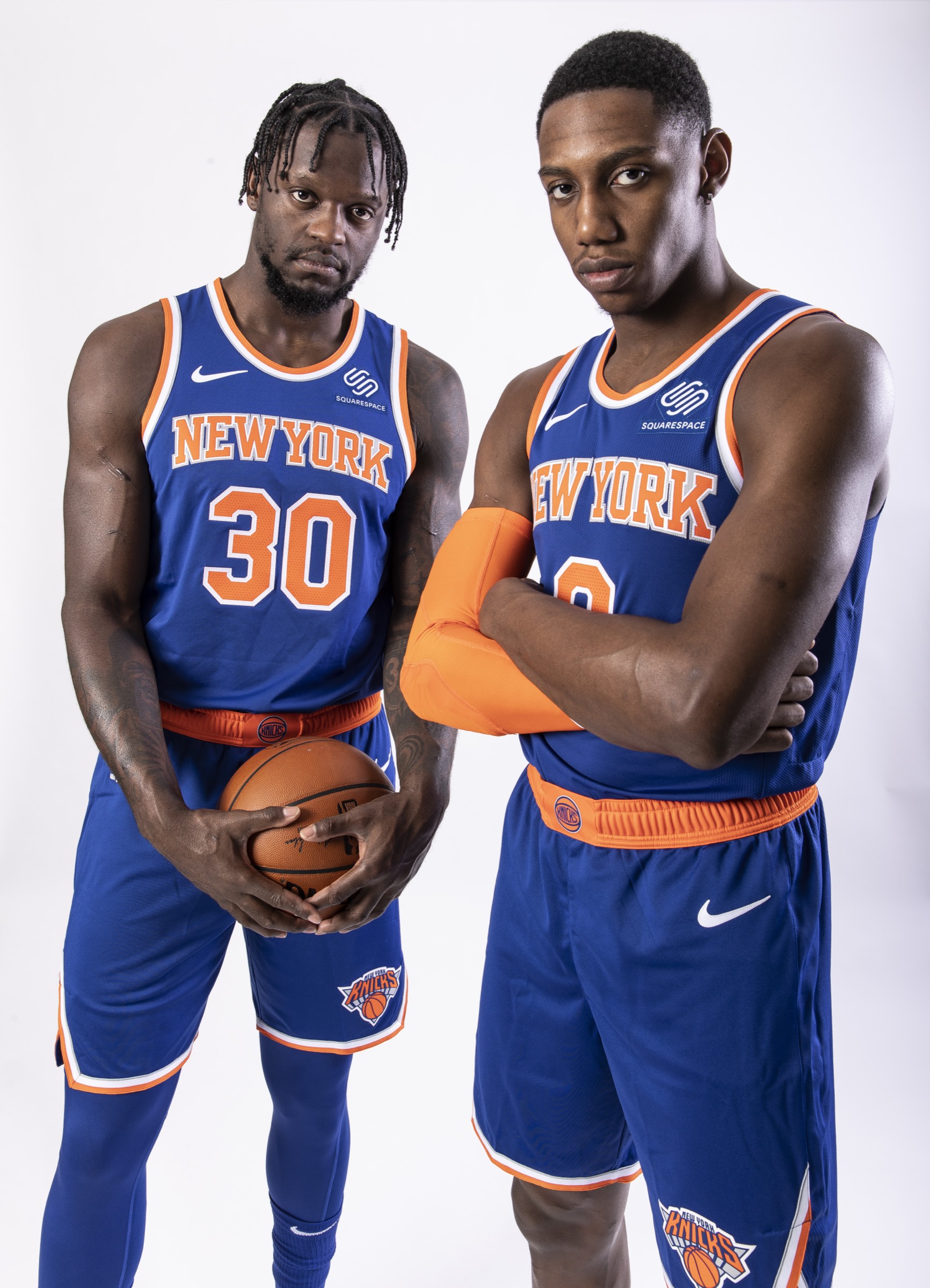 SLAM Magazine shoot with Randle and Barrett